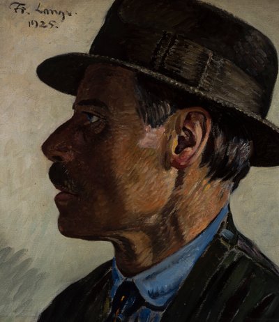 Self-portrait by Frederik Lange